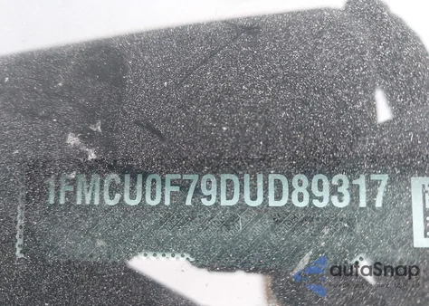 2013 Ford Escape S z USA, uszkodzony, nr VIN 1FMCU0F79DUD89317